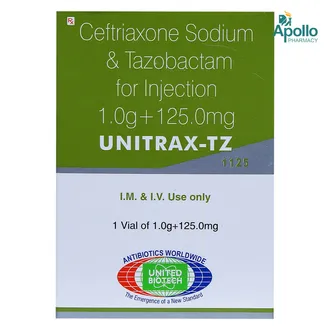 Unitrax Tz 1000/125 Mg Injection 1