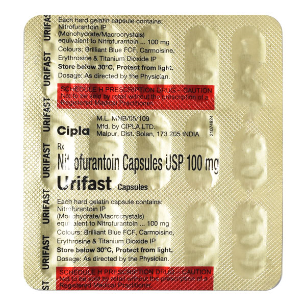 Urifast 100 Mg Tablet 10
