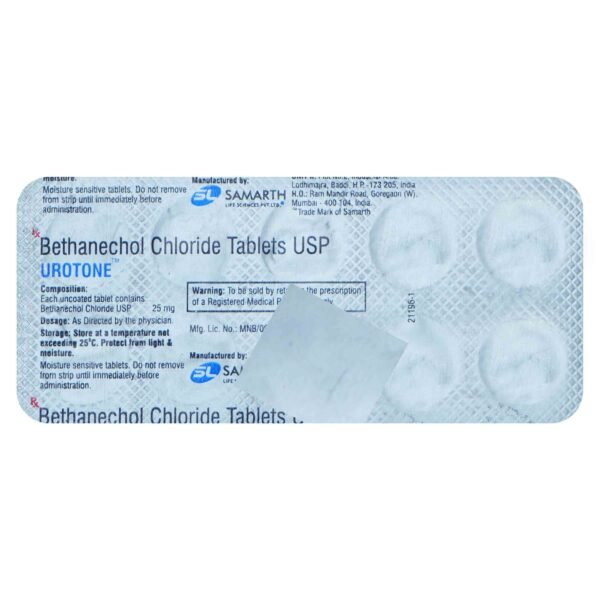 Urotone 25 Mg Tablet 10