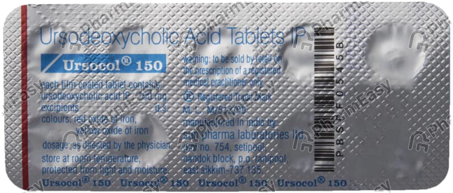 Ursocol 150 Mg Tablet 10