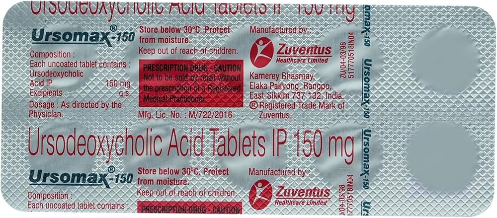Ursomax 150 Mg Tablet 10