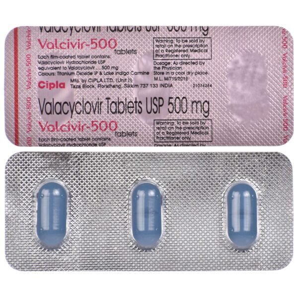 Valcivir 500 Mg Tablet 3