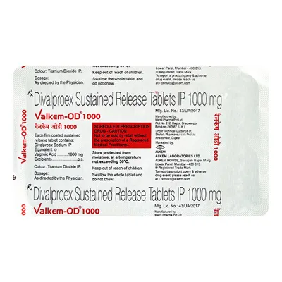 Valkem Od 1000 Mg Tablet 10
