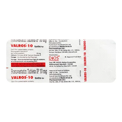 Valros 10 Mg Tablet 10