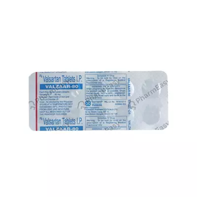 Valzaar 80 Mg Tablet 10