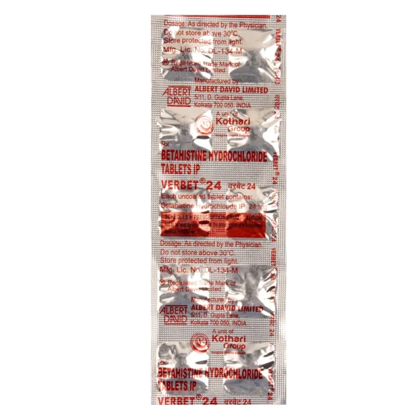 Verbet 24 Mg Tablet 10