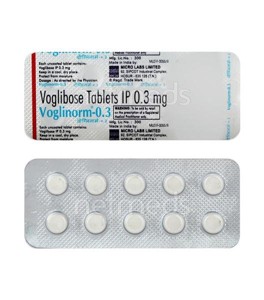 Voglinorm 0.3 Mg Tablet 10