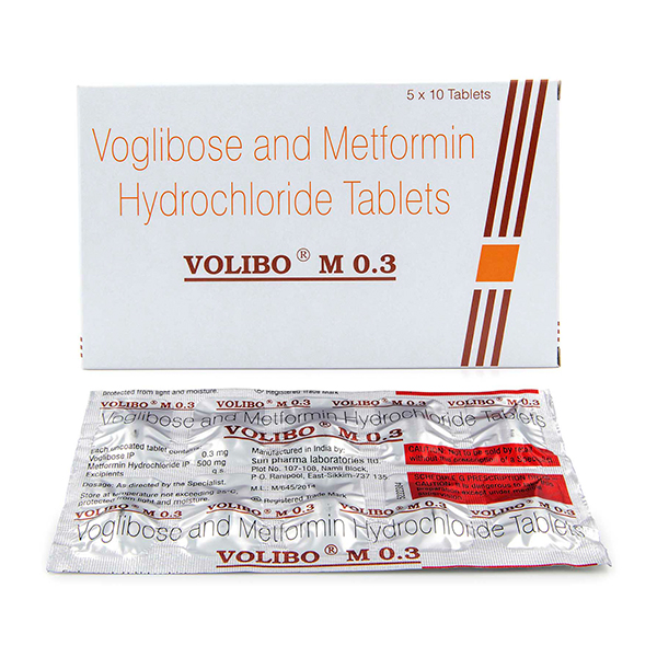 Volibo M 0.3/500 Mg Tablet 10