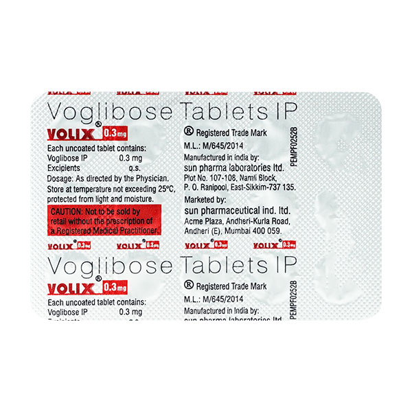 Volix 0.3 Mg Tablet 10