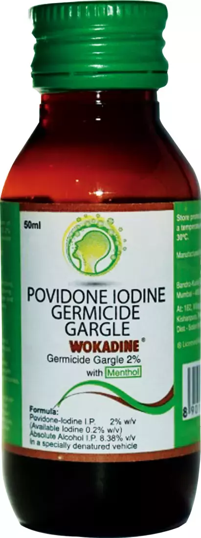Wokadine Gargle 2 % Solution 40 Ml