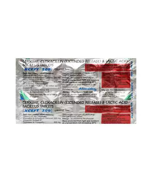 Xceft 200/500 Mg Tablet 10