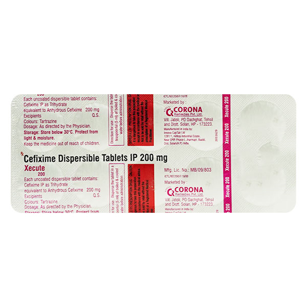 Xecute 200 Mg Tablet 10