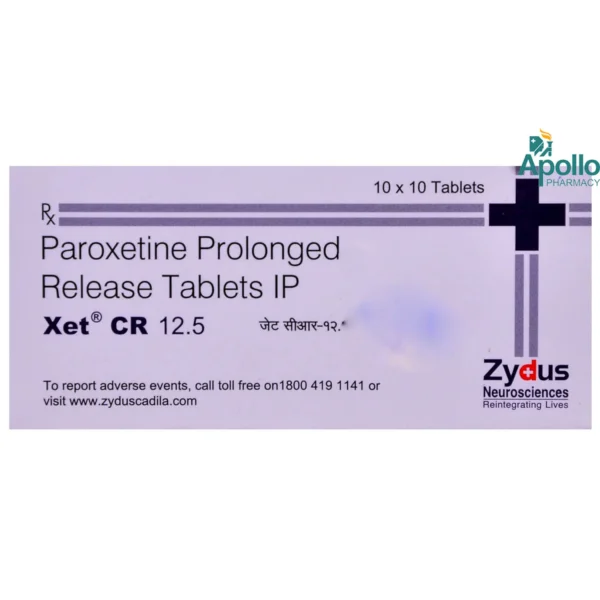 Xet CR 12.5 mg Tablet 10