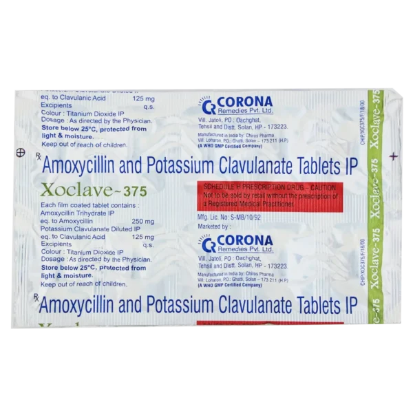 Xoclave 250/125 Mg Tablet 6