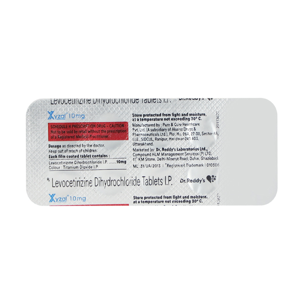 Xyzal 10 Mg Tablet 10