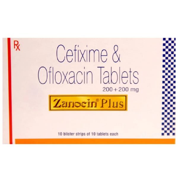 Zanocin Plus 200/200 Mg Tablet 10