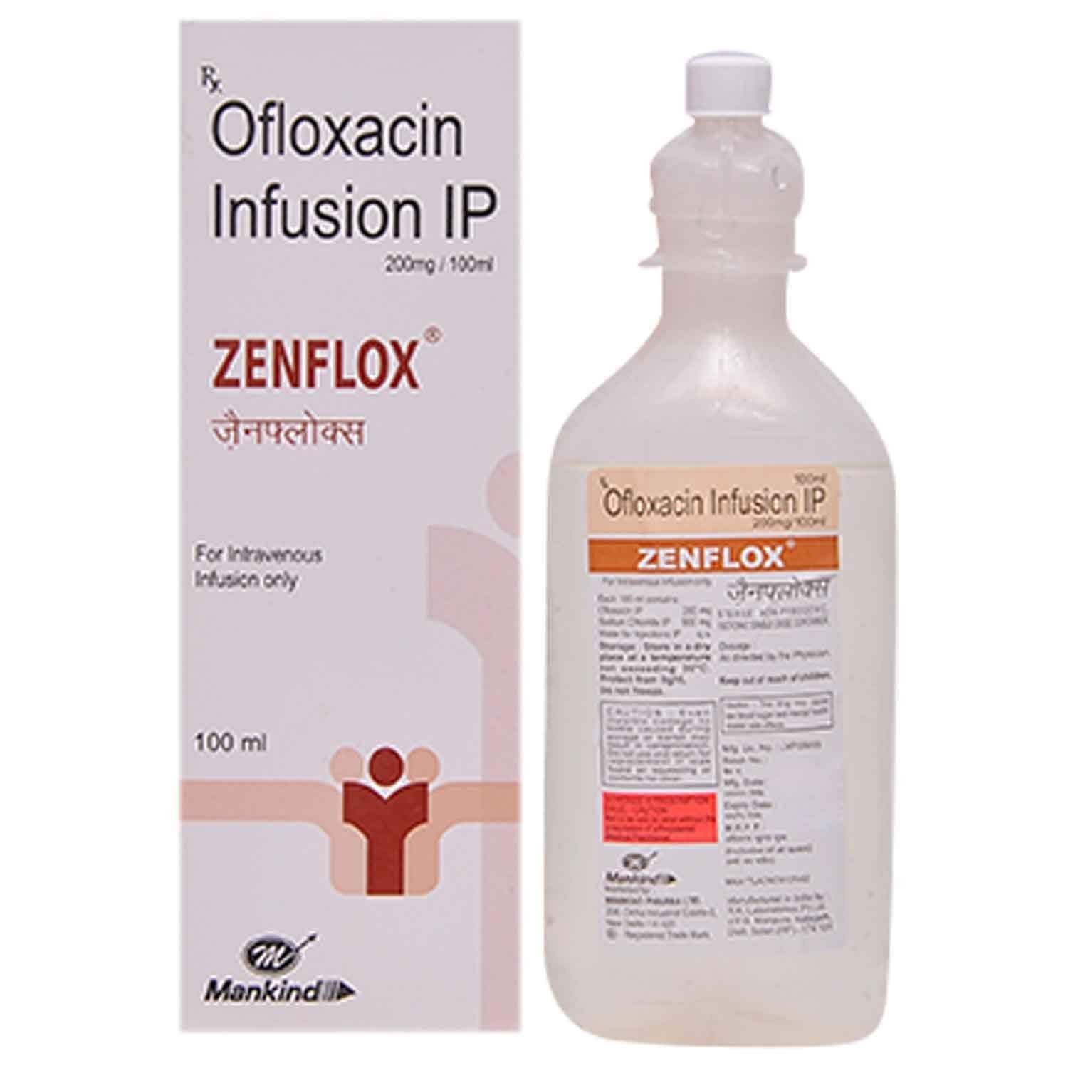 Zenflox Oz 200/500 Mg Infusion 100 Ml
