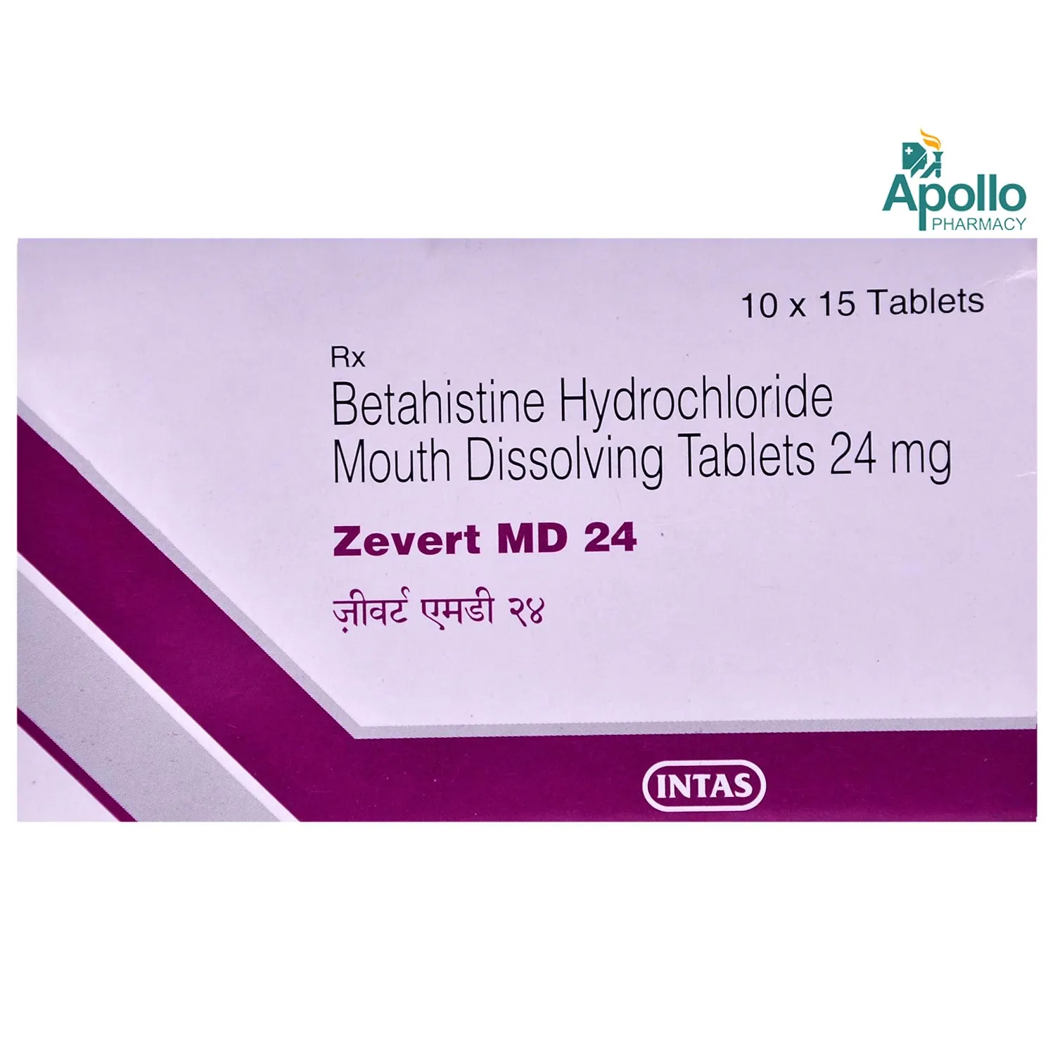 Zevert Md 24 Mg Tablet 10