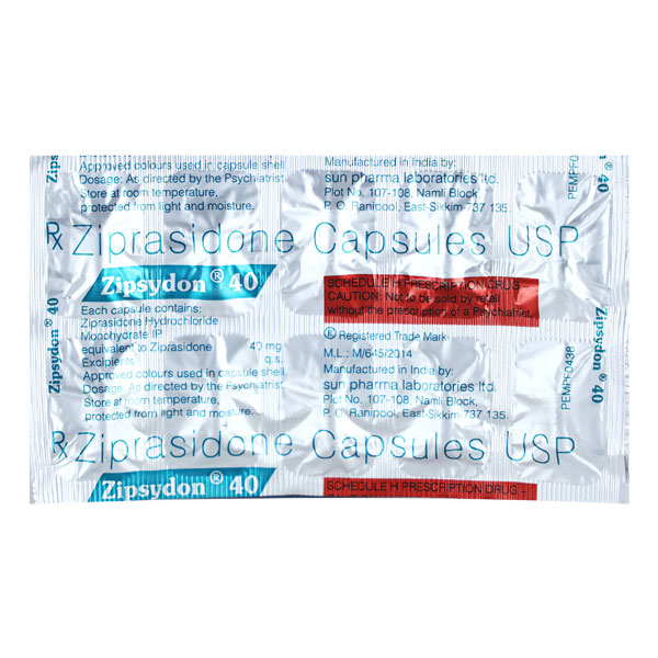 Zipsydon 40 Mg Capsule 10