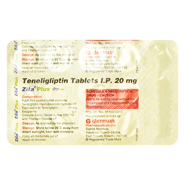 Zita Plus 20 Mg Tablet 15