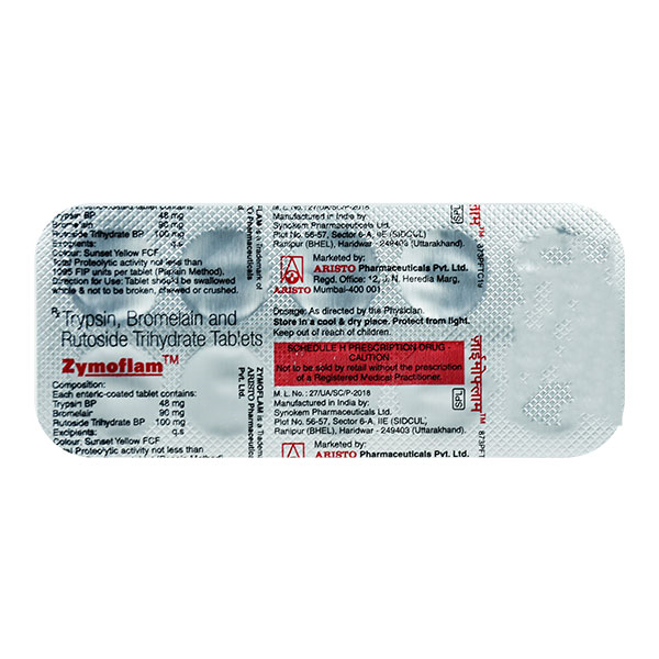 Zymoflam 100/90/48 Mg Tablet 10