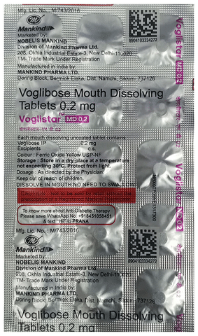 Voglistar - MD 0.2 Tablet
