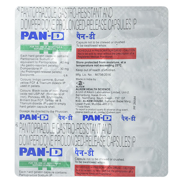 Pan D 30/40 Mg Capsule Sr 15