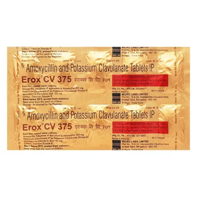 Erox Cv 250/125 Mg Tablet 6