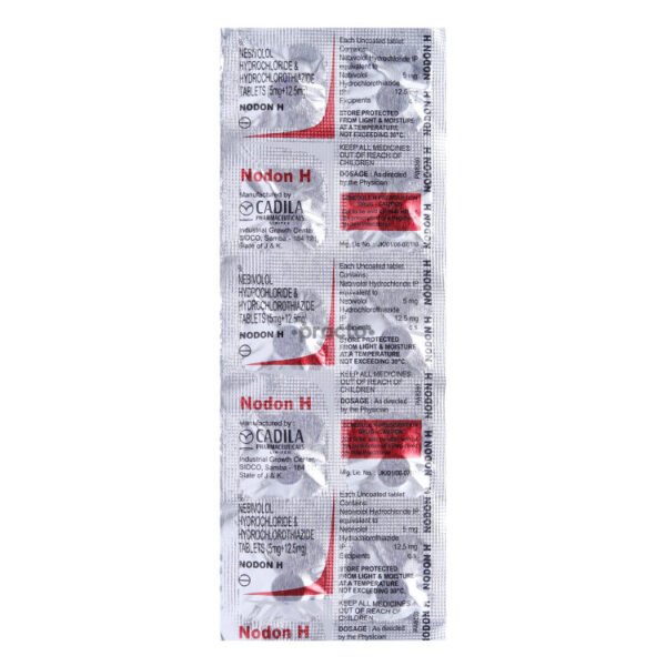Nodon H 5/12.5 Mg Tablet 10