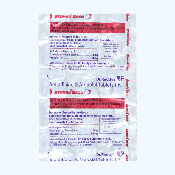 Stamlo Beta 50/5 Mg Tablet 15