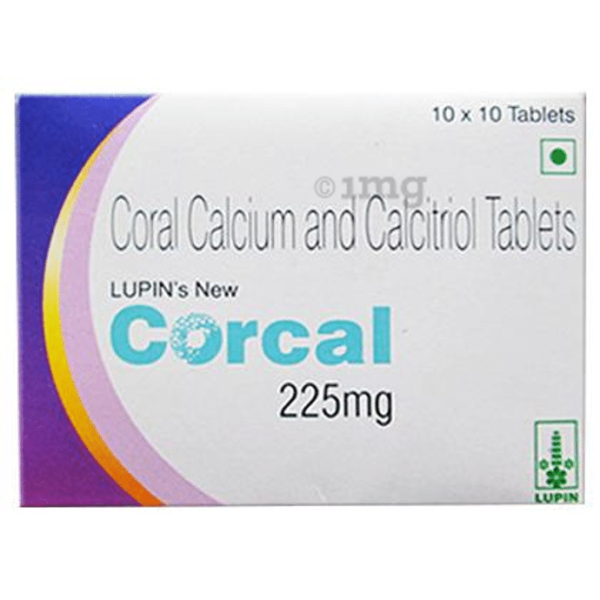 Corcal 225Mg/0.25 Mcg Tablet 10