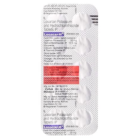 Losacar H 50/12.5 Mg Tablet 10