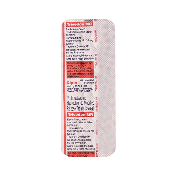 Trivedon 35 Mg Tablet Mr 10