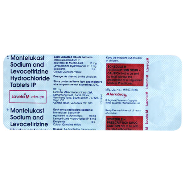 Laveta M 10/5 Mg Tablet 10
