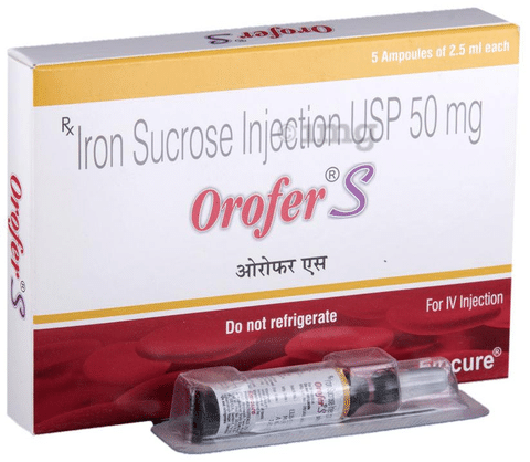 Orofer-S 50 Mg Injection 2.5 Ml