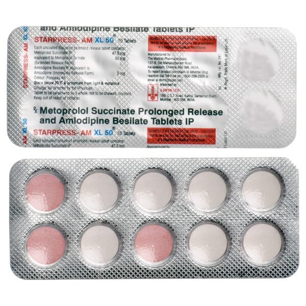 Starpress-Am 50/5 Mg Tablet Xl 10