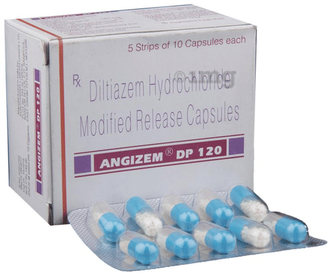 Angizem Dp 120 Mg Capsule 10