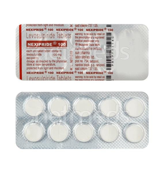 Nexipride 100 Mg Tablet 10