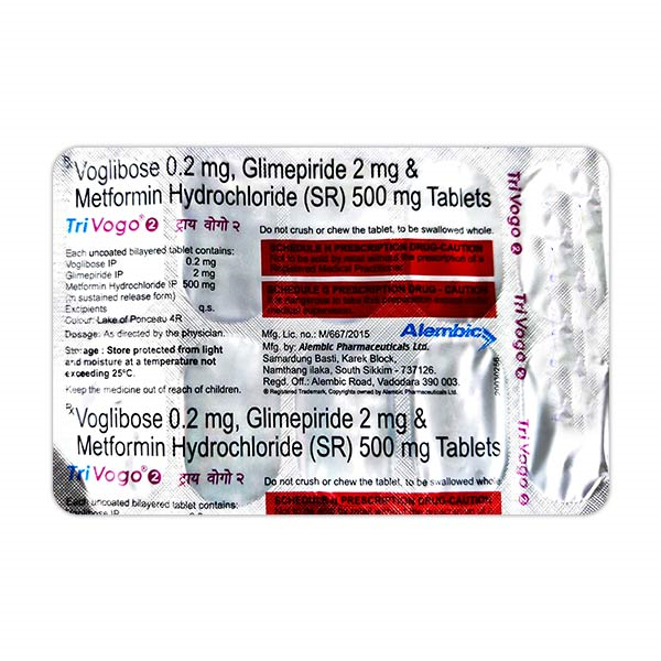 Trivogo 0.3/500/2 Mg Tablet 10