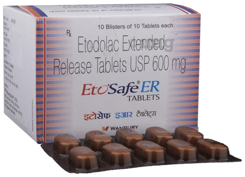 Etosafe 600 Mg Tablet Er 10