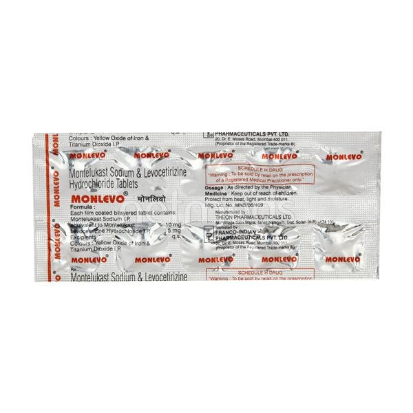 Monlevo 10/5 Mg Tablet 10