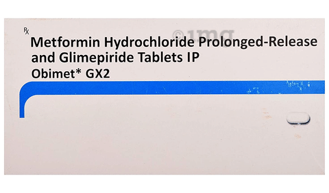Obimet-Gx 2/500 Mg Tablet 15