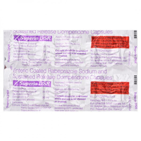 Superia D 30/20 Mg Tablet Sr 10