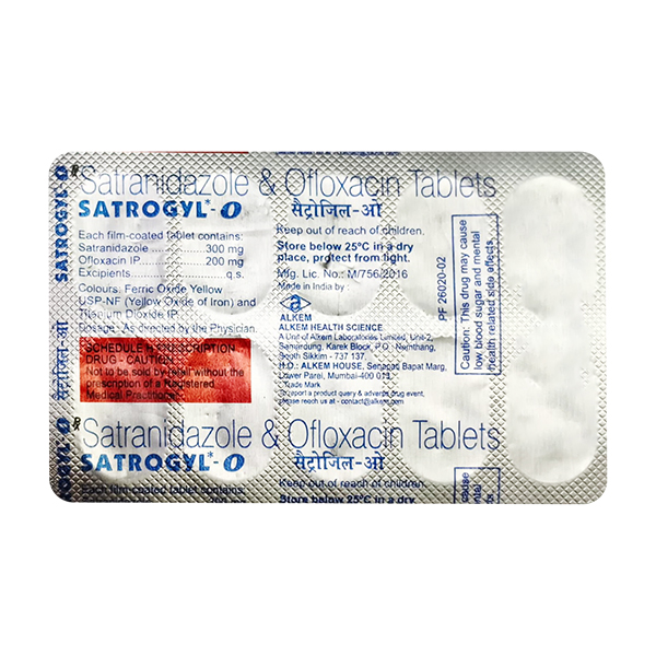 Satrogyl O 300/200 Mg Tablet 10
