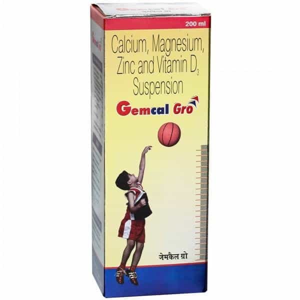 Gemcal Gro 250 Mg/200Iu Suspension 200 Ml