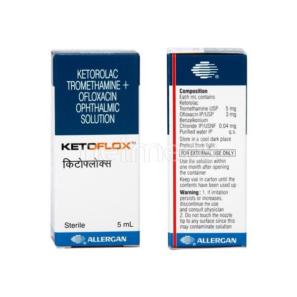 Ketoflox 3/5 Mg Eye Drops 5 Ml