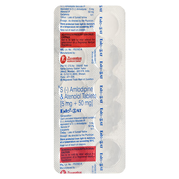 Eslo At 50/5 Mg Tablet 10