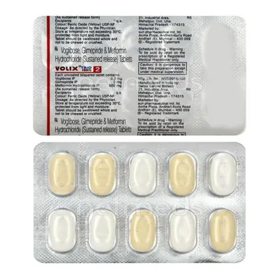 Volix Trio Forte 0.2/500/1 Mg Tablet 10
