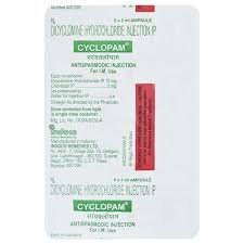 Cyclopam 10 Mg Injection 2 Ml